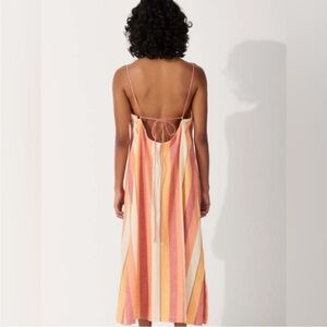 Striped Multicolor Sleeveless Dress